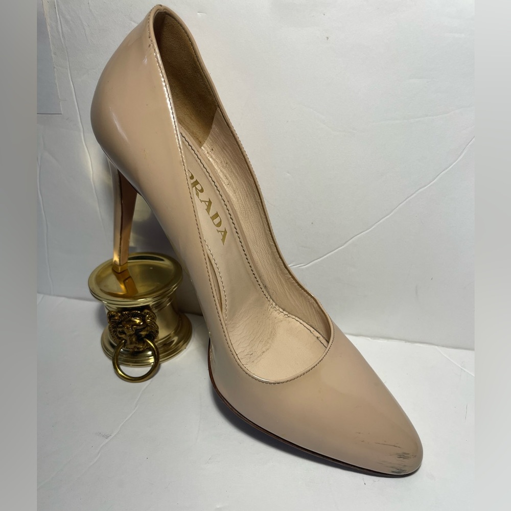 Prada shoes /Prada/. Patent Leather Nude - Picture 8 of 12